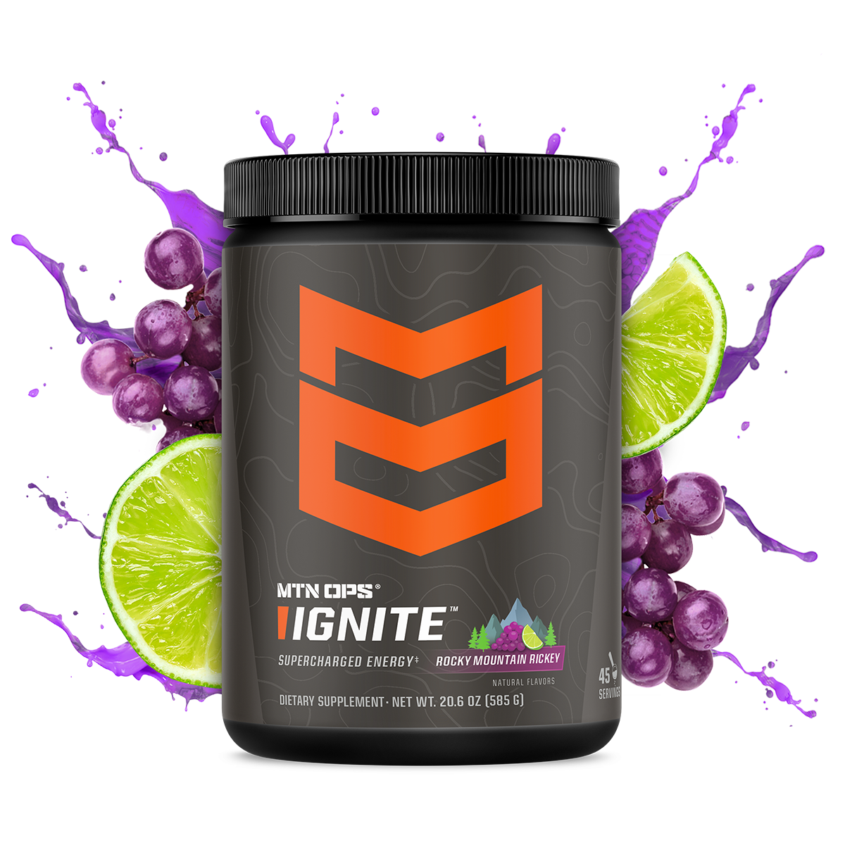 IGNITE - Rocky Mountain Rickey / Tub - 45 Servings
