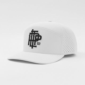 White on Black SnapBack