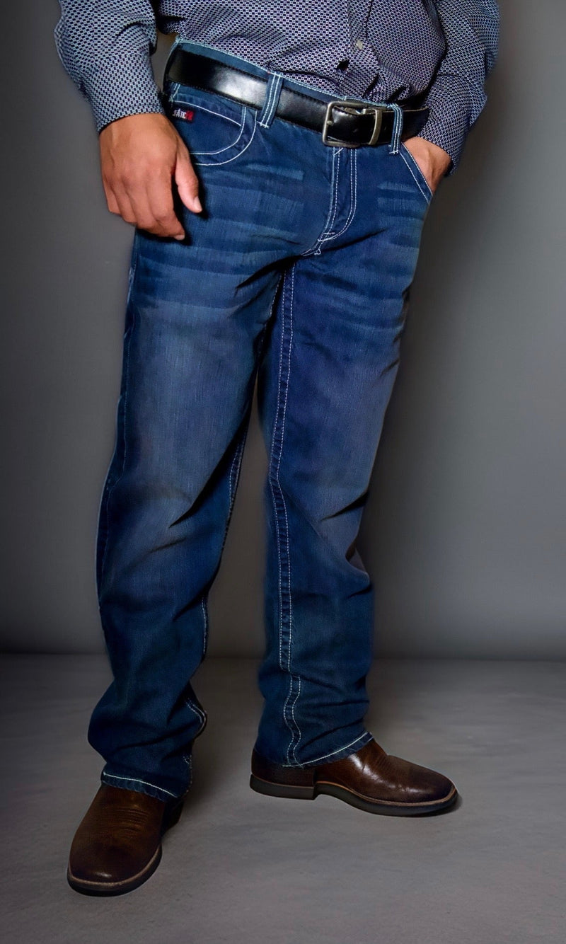 Load image into Gallery viewer, FR Boot Cut Relaxed Fit Jeans - Spartan

