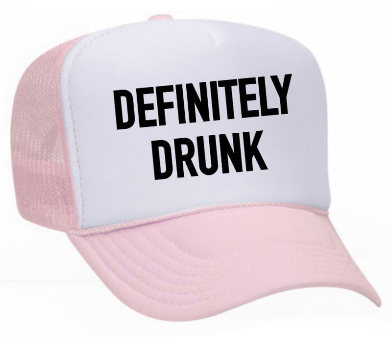 Load image into Gallery viewer, Definitely Drunk Trucker Hat
