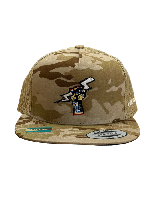 Brotherhood Tan Camo Trucker
