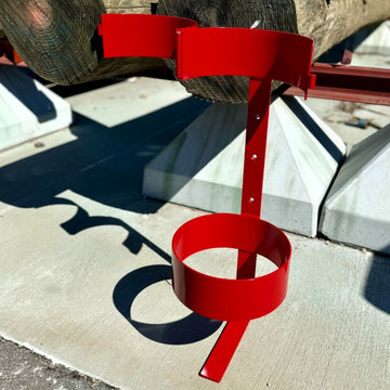 Insulating Blanket Canister Storage for Utility Bucket Trucks