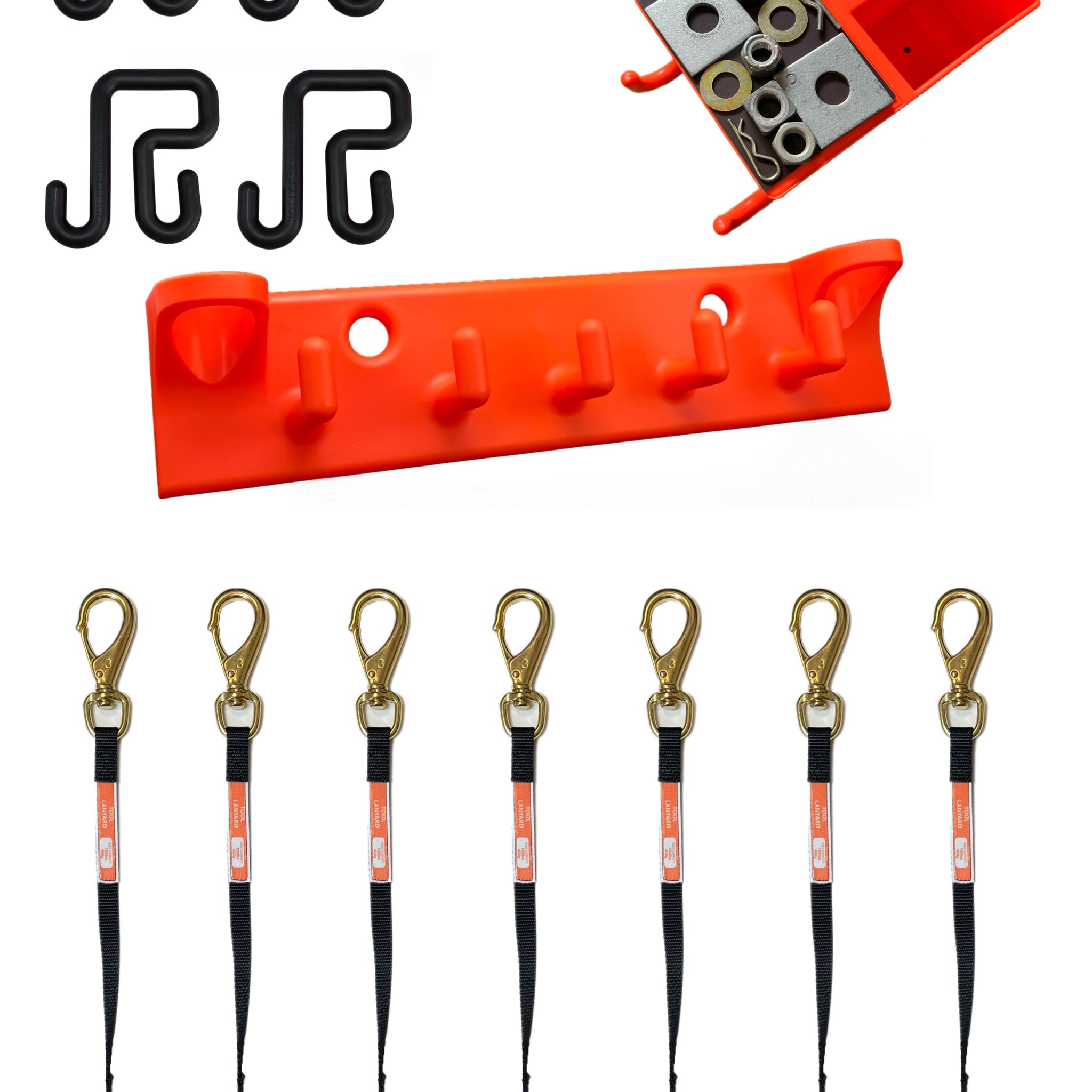 Efficiency and Safety Bundle - (1x Big Rack, 1x 4N1, 4x 3" Bucket Hooks, 7x HD Lanyards)