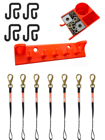 Efficiency and Safety Bundle - (1x Big Rack, 1x 4N1, 4x 3" Bucket Hooks, 7x HD Lanyards)