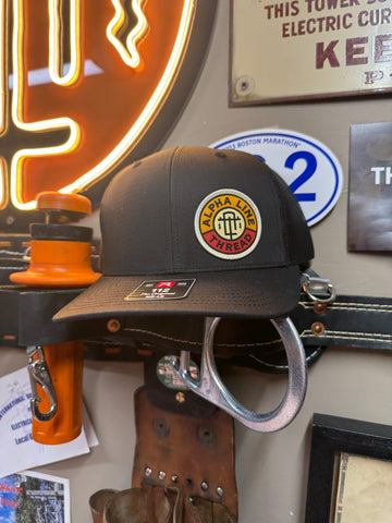 Black trucker hat