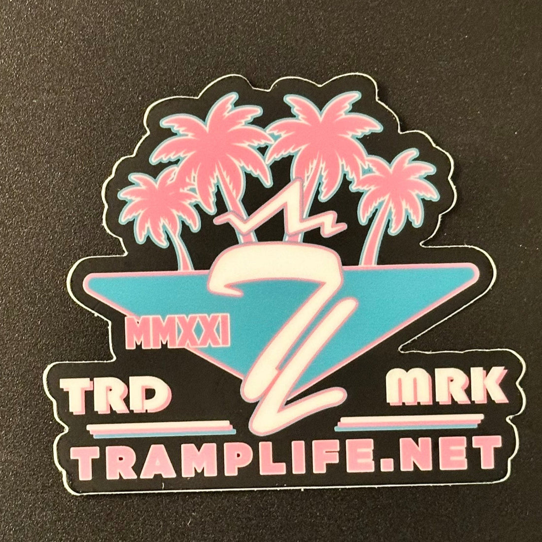 Miami Vibes Sticker 3 inches wide