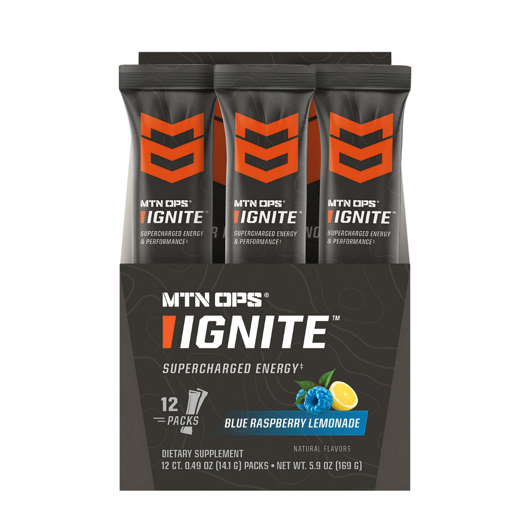 IGNITE - Blue Raspberry Lemonade - Trail Pack - Box - 12