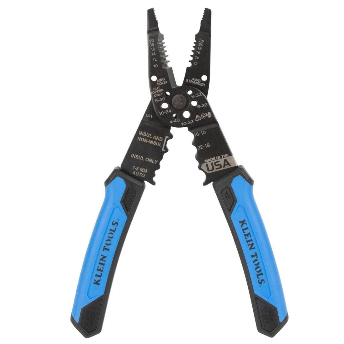 Klein 1025 Long Nose Multi-Purpose Wire Stripper and Crimper (Each)