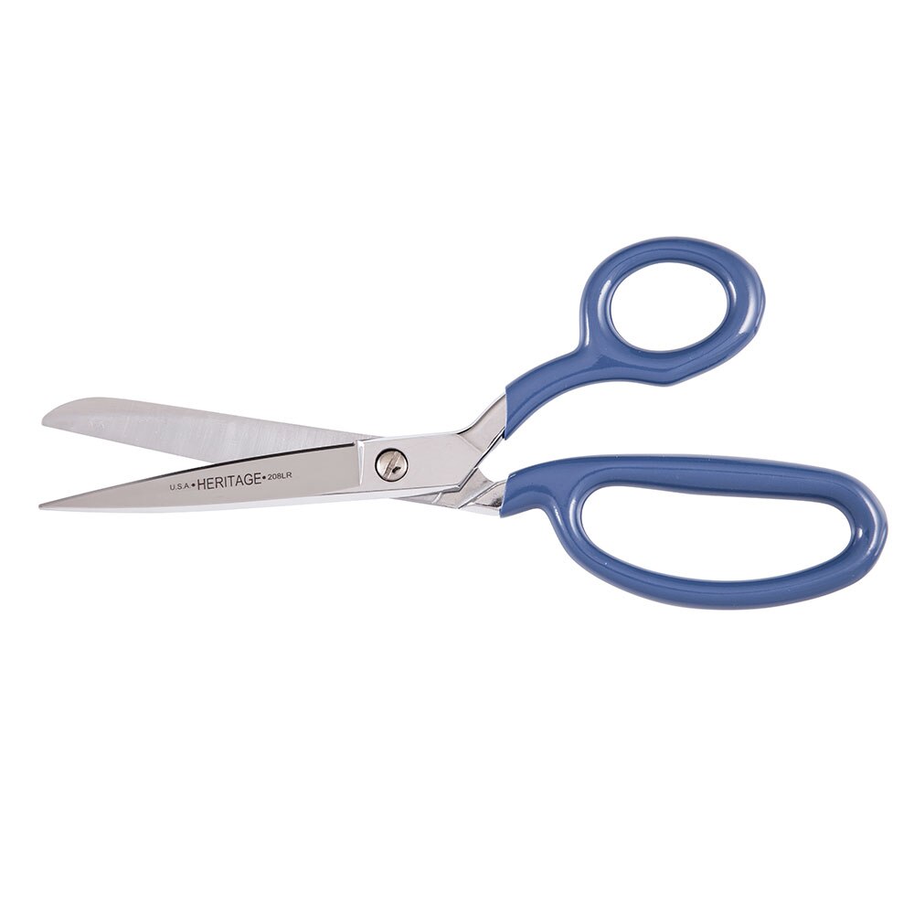 Klein 208LR-BLU-P Bent Trimmer w/Large Ring, Blue Coating, 9"