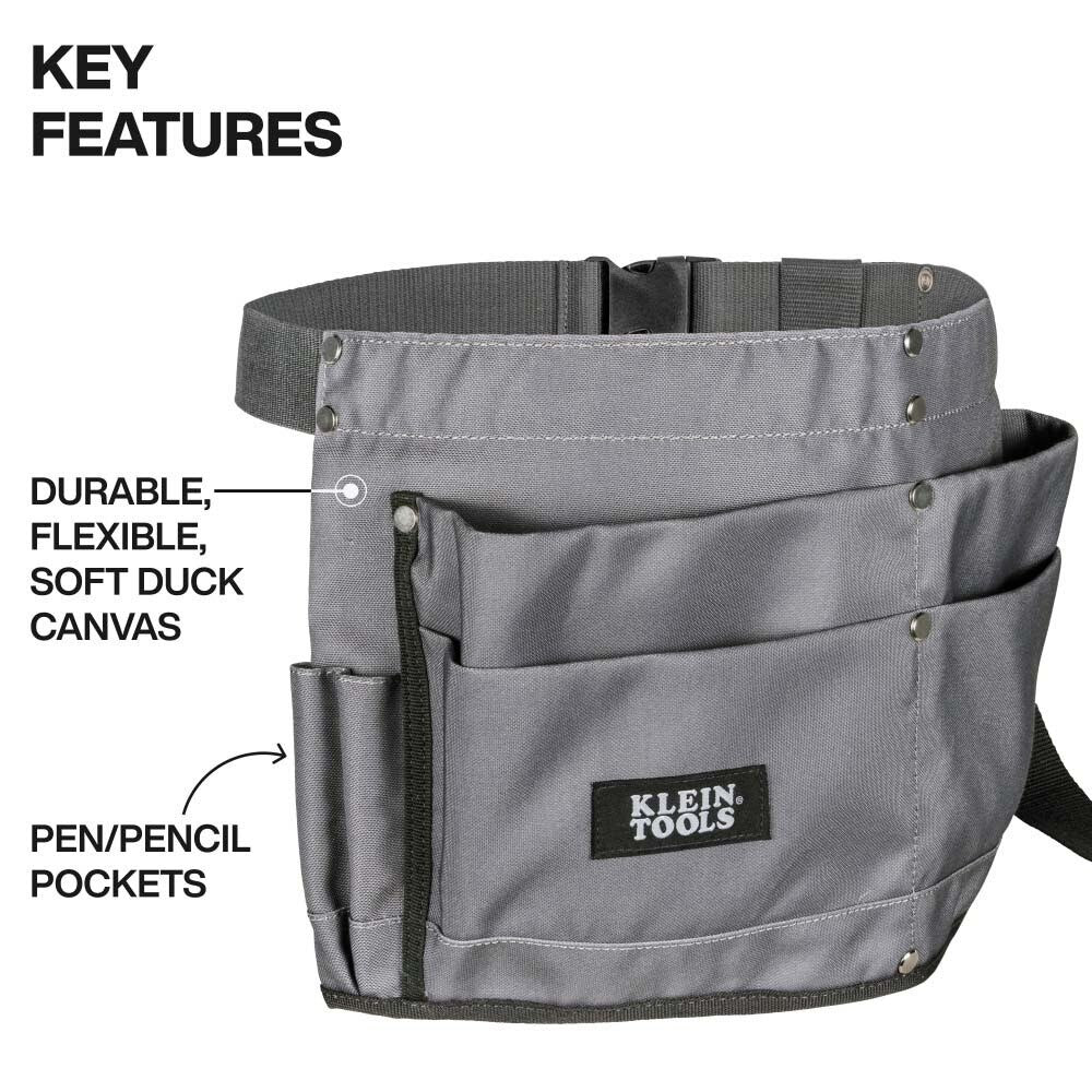 Klein 21022 6-Pocket Tool Apron for Tool Carrying