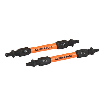 Klein 32495HD ProFlex Replacement TORX Bits T10/T15 for Multi-Bit Drivers (2 Pack)