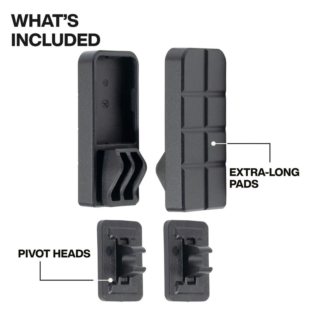 Klein Tools 47560 Speed-Klamp Long Pad and Pivot Replacement for 300 lb Clamps (2 Pack)
