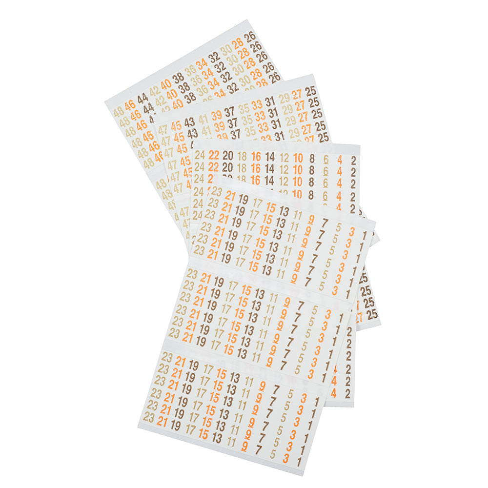Klein 56252 Wire Markers-277/480V 3 Phase 1-48