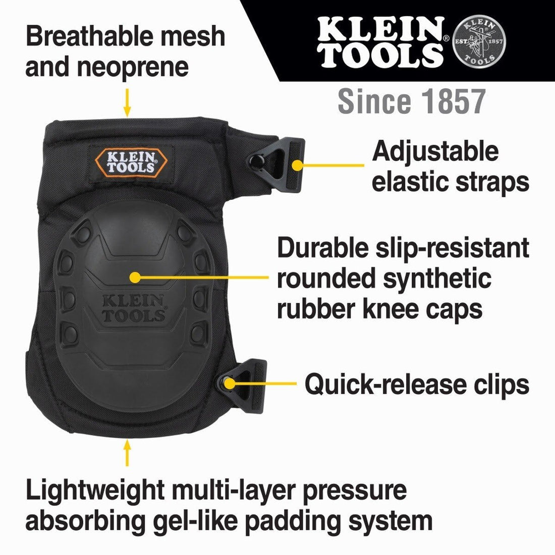 Klein 60344 Hinged Knee Pads (Pair)