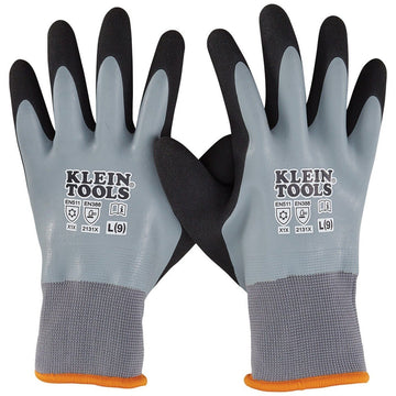 Klein 60389 Thermal Dipped Gloves, Large (1 Pair)
