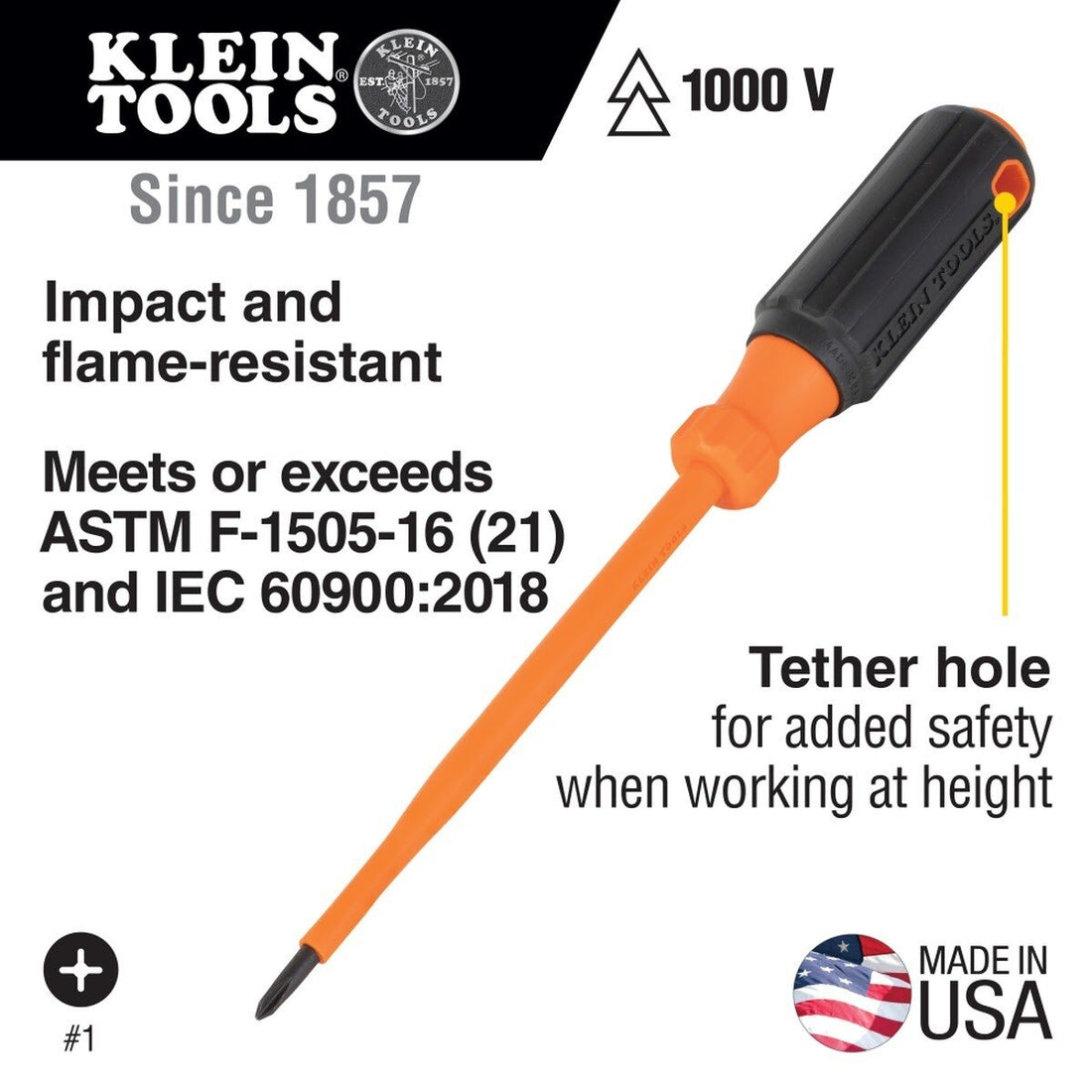 Klein 85077INSR Insulated Screwdriver Set with Magnetizer (7 Piece)