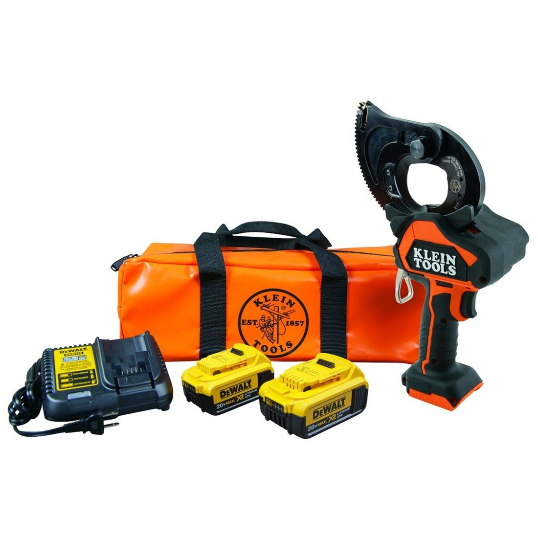 Klein BAT20GD14H Battery-Operated EHS Closed-Jaw Cutter Kit 20V 4 Ah (2 Batteries)