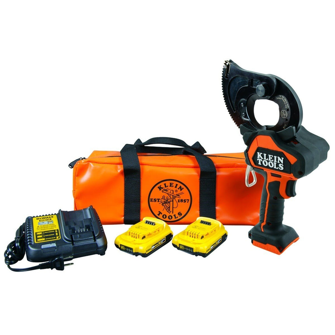 Klein BAT20GD1 Battery-Operated EHS Closed-Jaw Cable Cutter Kit with 20V 2 Ah Batteries