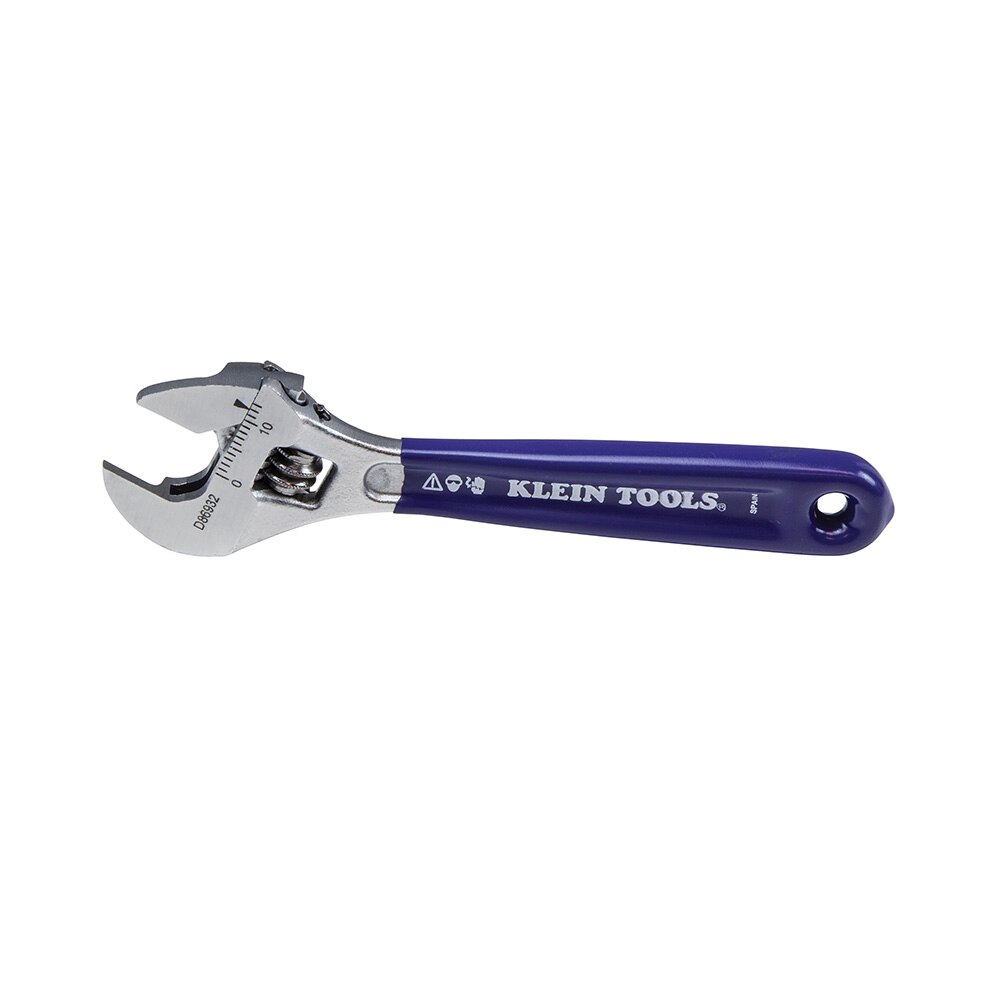 Klein D86932 Slim-Jaw Adjustable Wrench, 4"