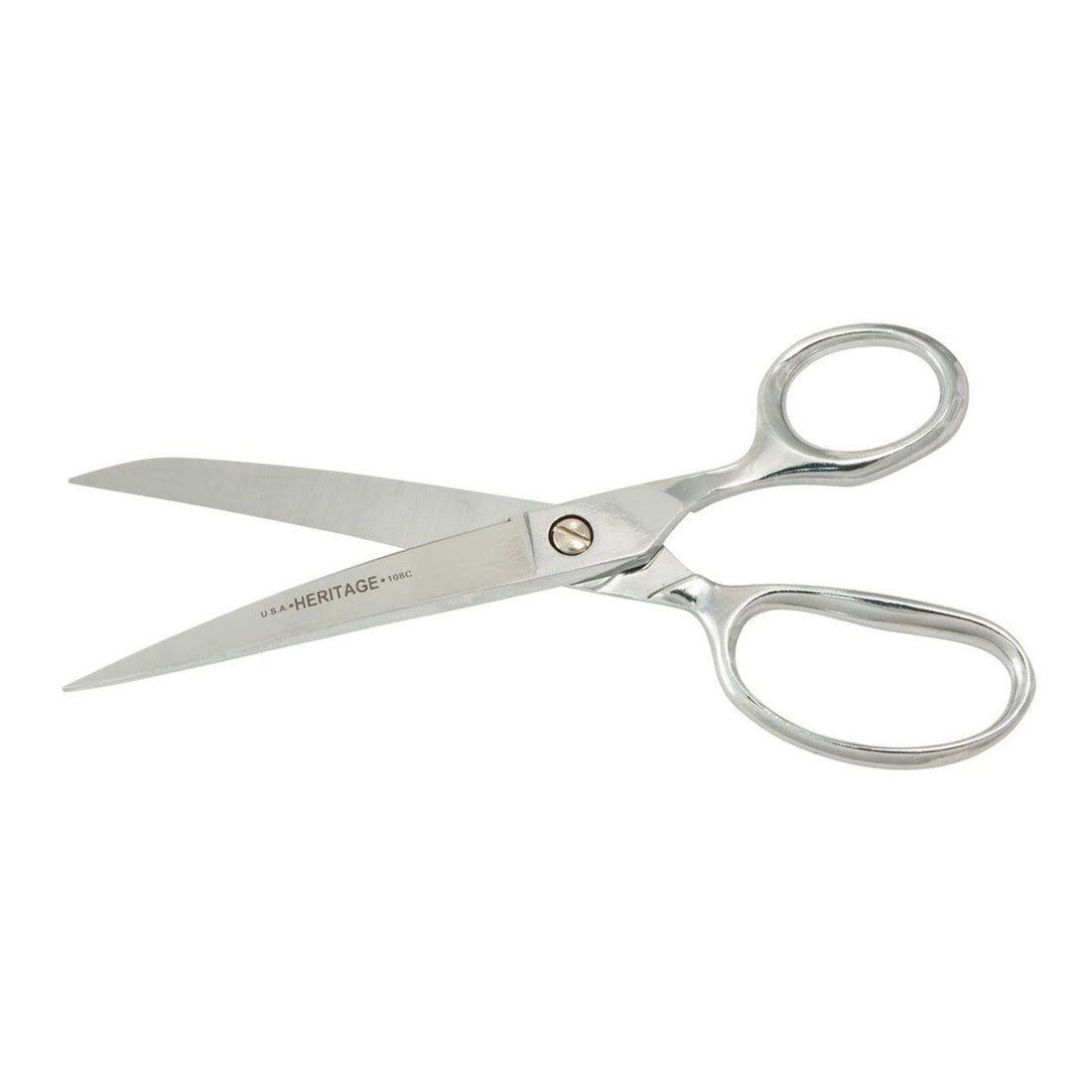 Klein G108C Straight Trimmer with Curved Blades, 8-Inch