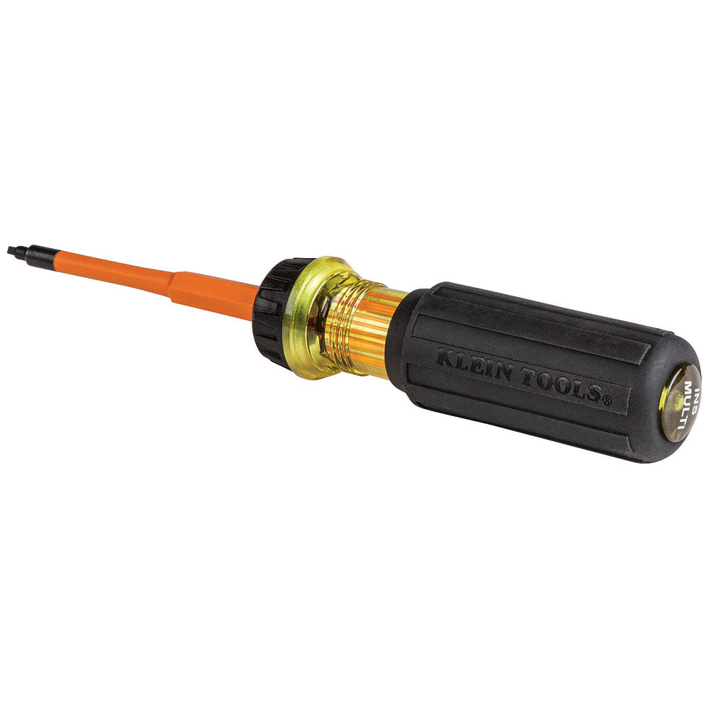 Klein 32287 2-in-1 Insulated Flip-Blade Screwdriver, #1/#2 Square