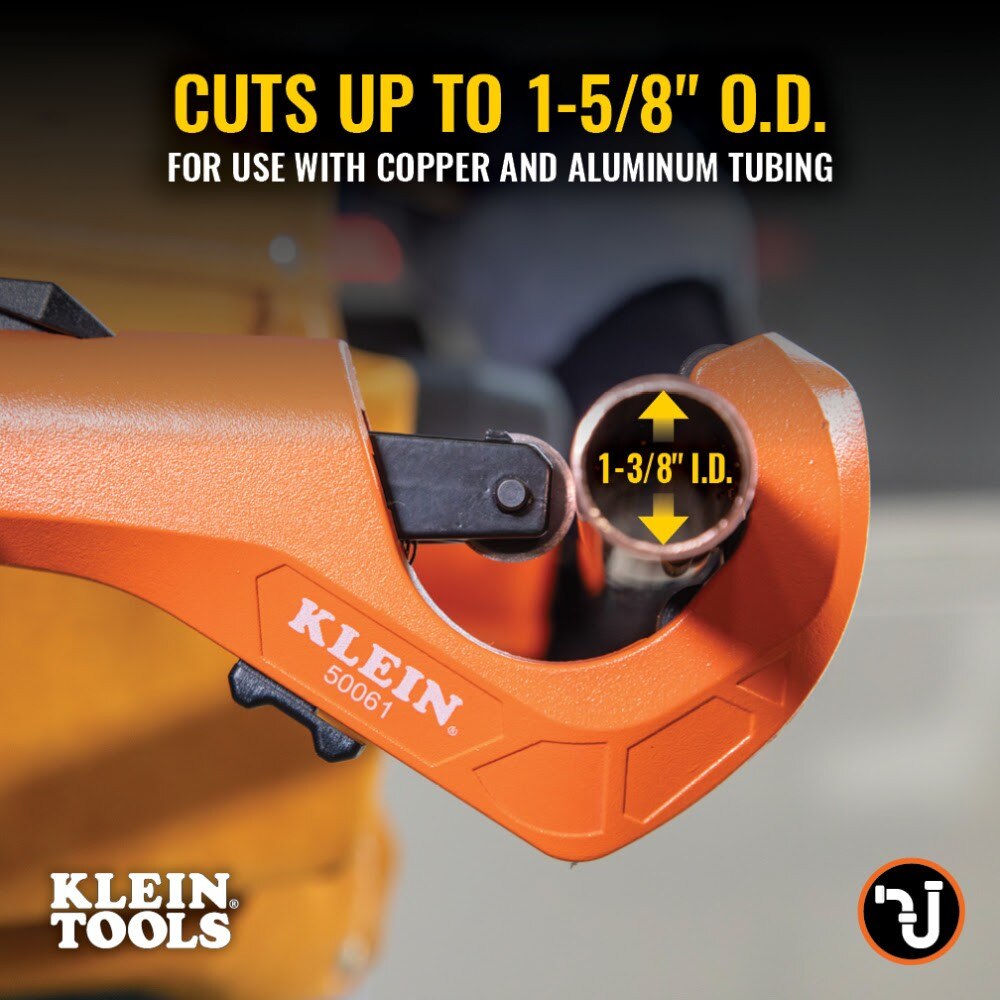 Klein 50061 1-5/8" Quick-Adjust Tubing Cutter