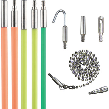 Klein 50254 Multi Flex Glow Rod Set, 25-Foot