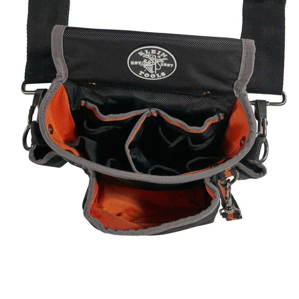 Klein 5243 Tradesman Pro™ Tool Pouch, 15 Pockets, 11.5 x 4.5 x 10-Inch