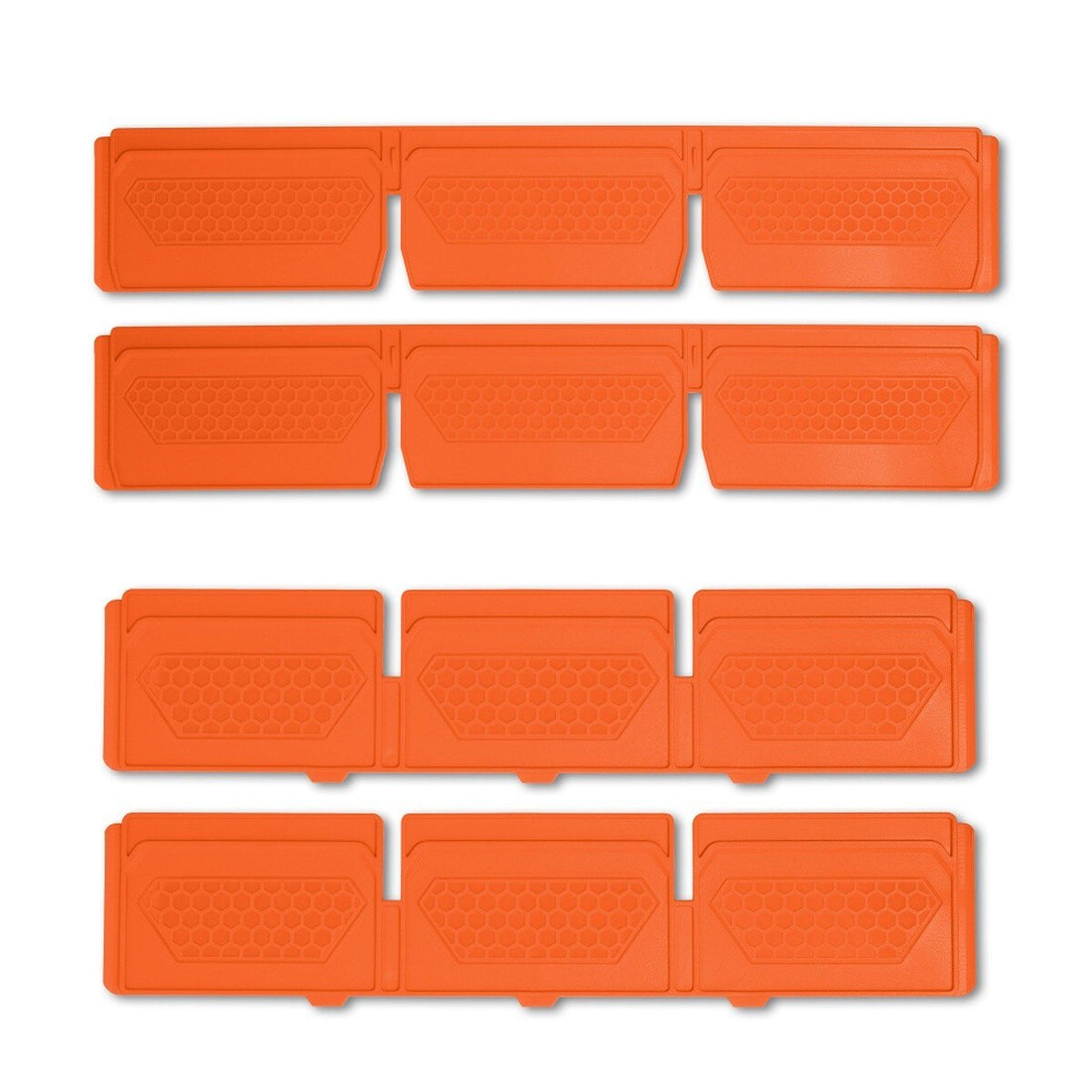 Klein Tools 549012MBR Replacement Divider for 54801MB Small Drawer, Plastic, Orange (4 Pack)