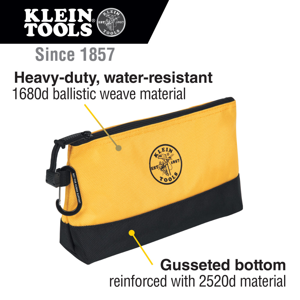 Klein 55569 Stand-Up Zipper Bags, 5-Pack