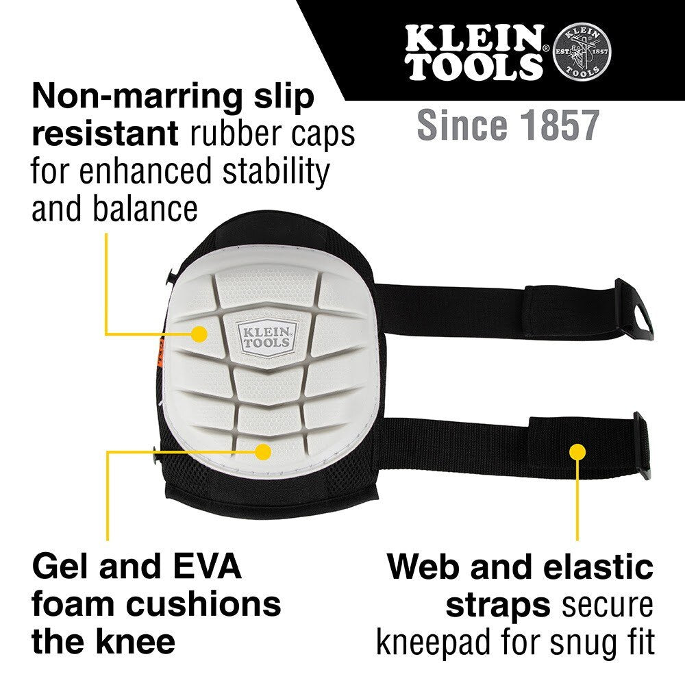 Klein 60849 Non-Marring Lightweight Gel Knee Pad
