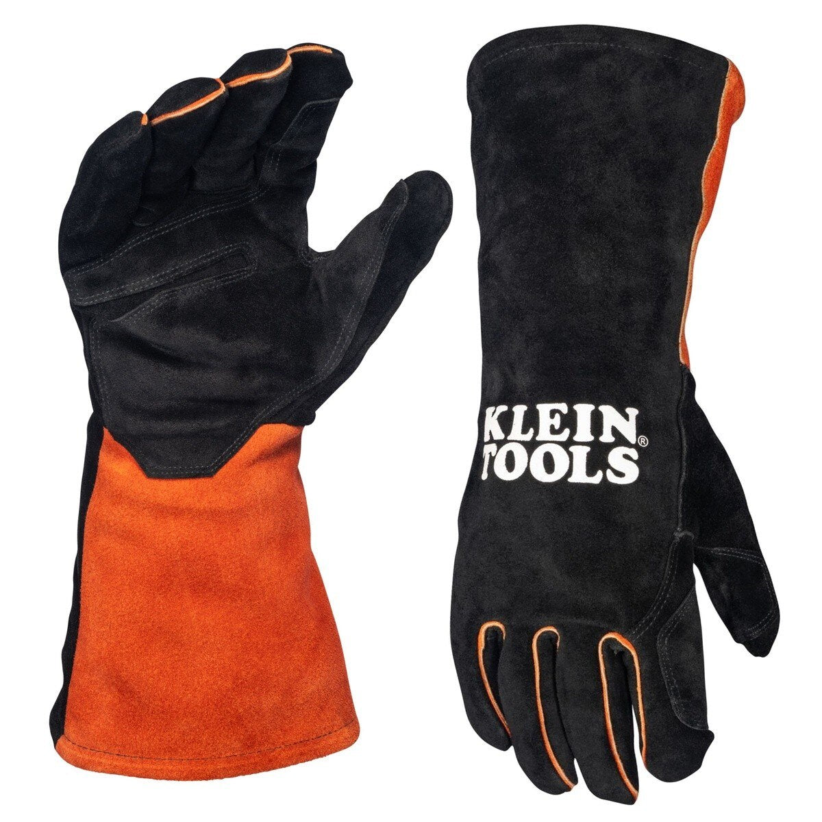 Klein Tools 60914 MIG Welding Gloves Large Split Cowhide Leather with