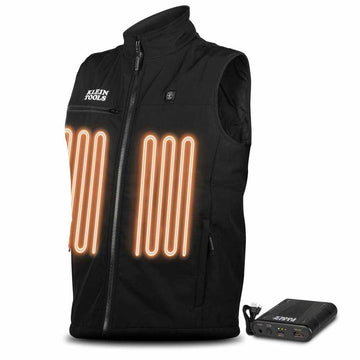 Klein 60955 Heated Base Layer Vest, Extra-Large