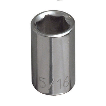 Klein Tools 65605 11/32" Standard 6-Point Socket, 1/4" Drive
