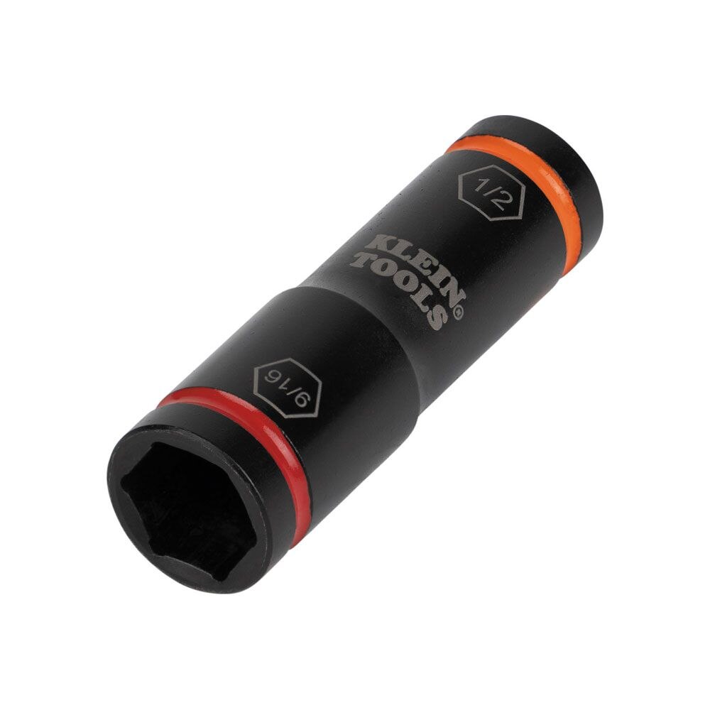 Klein 66076 Flip Impact Socket, 9/16" x 1/2"
