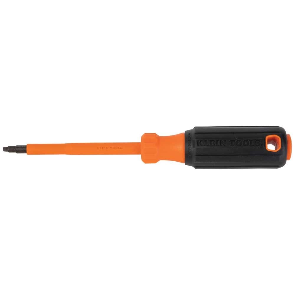 Klein 6834INS Insulated Screwdriver, #2 Phillips Tip, 4" Round Shank