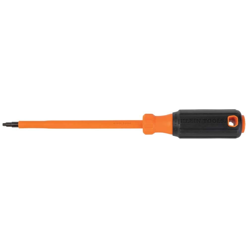 Klein 6846INS Insulated Screwdriver, #2 Square Tip, 6" Round Shank
