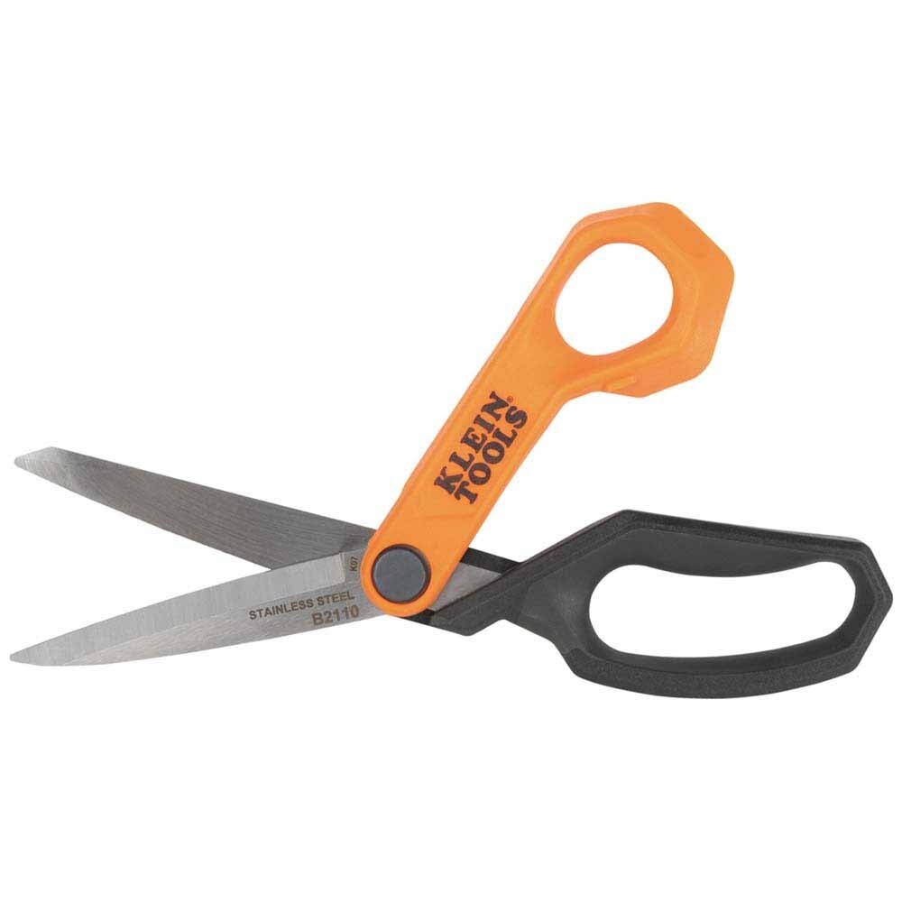 Klein B2110 Stainless Steel Offset Utility Shears, 10-Inch