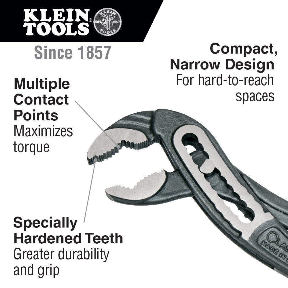Klein D50510 Classic Klaw Pump Pliers, 10"