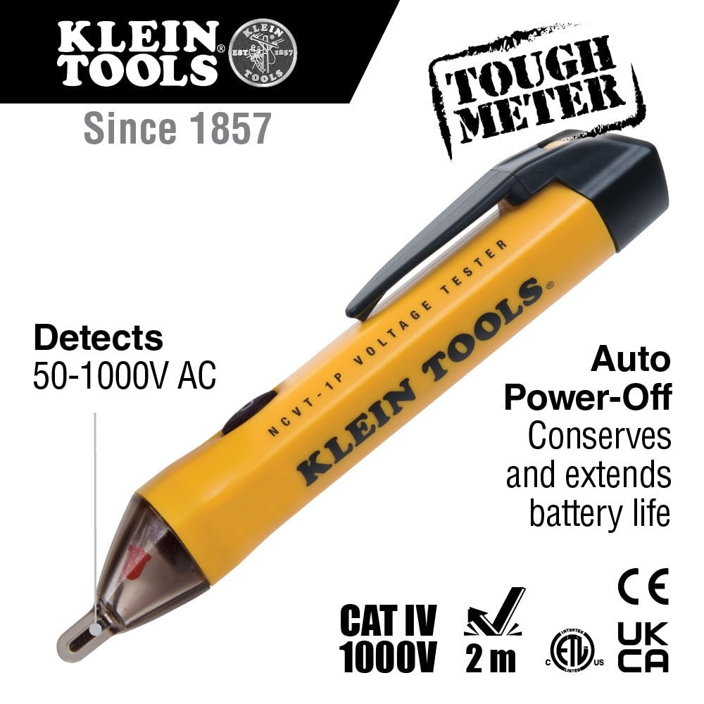 Klein NCVT1PKIT Non-Contact Voltage and GFCI Receptacle Test Kit