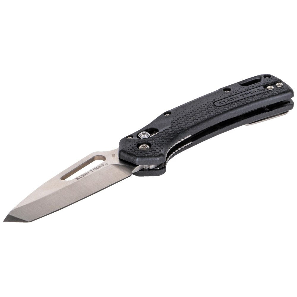 Klein OGK001BKT KTO Resurgence Knife, Tanto Blade, Black Handle