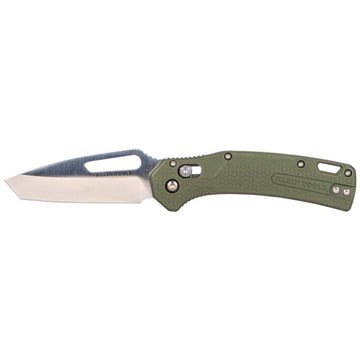 Klein OGK001GNT KTO Resurgence Knife, Tanto Blade, Moss Green Handle
