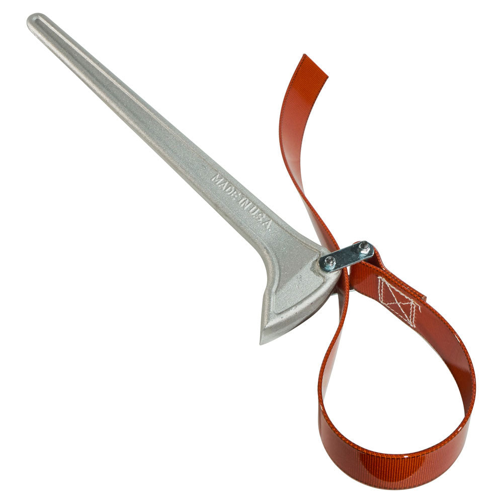 Klein Tools S-18H Grip-It Strap Wrenches, Silver/Red, 18"