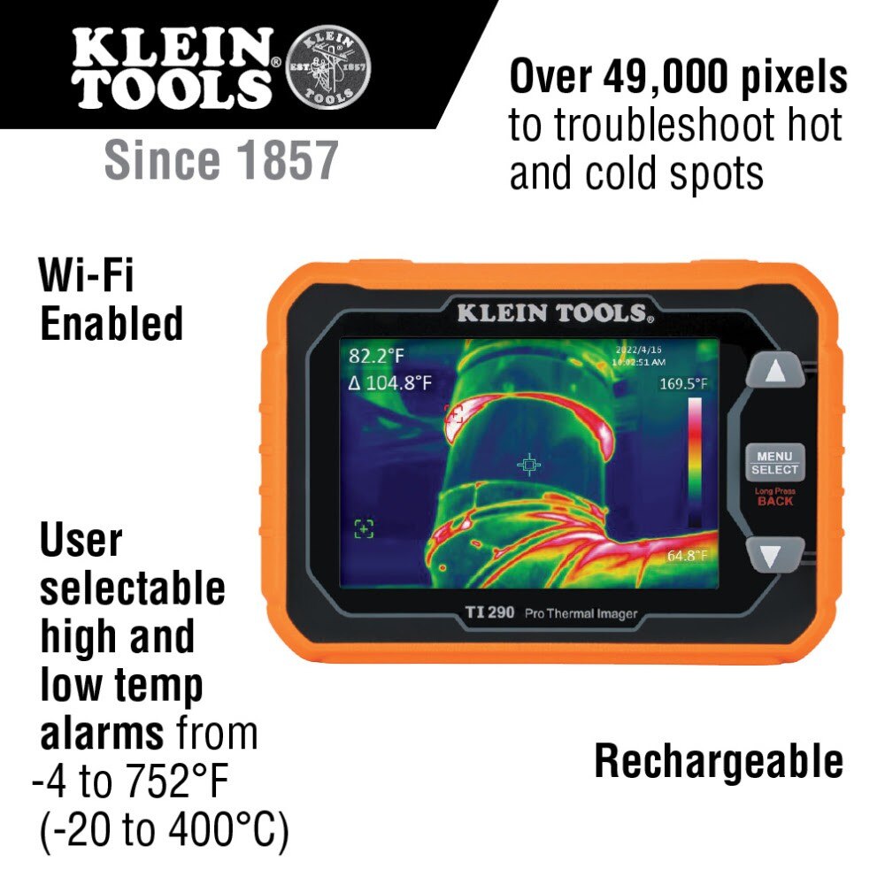 Klein TI290 Rechargeable Pro Thermal Imager
