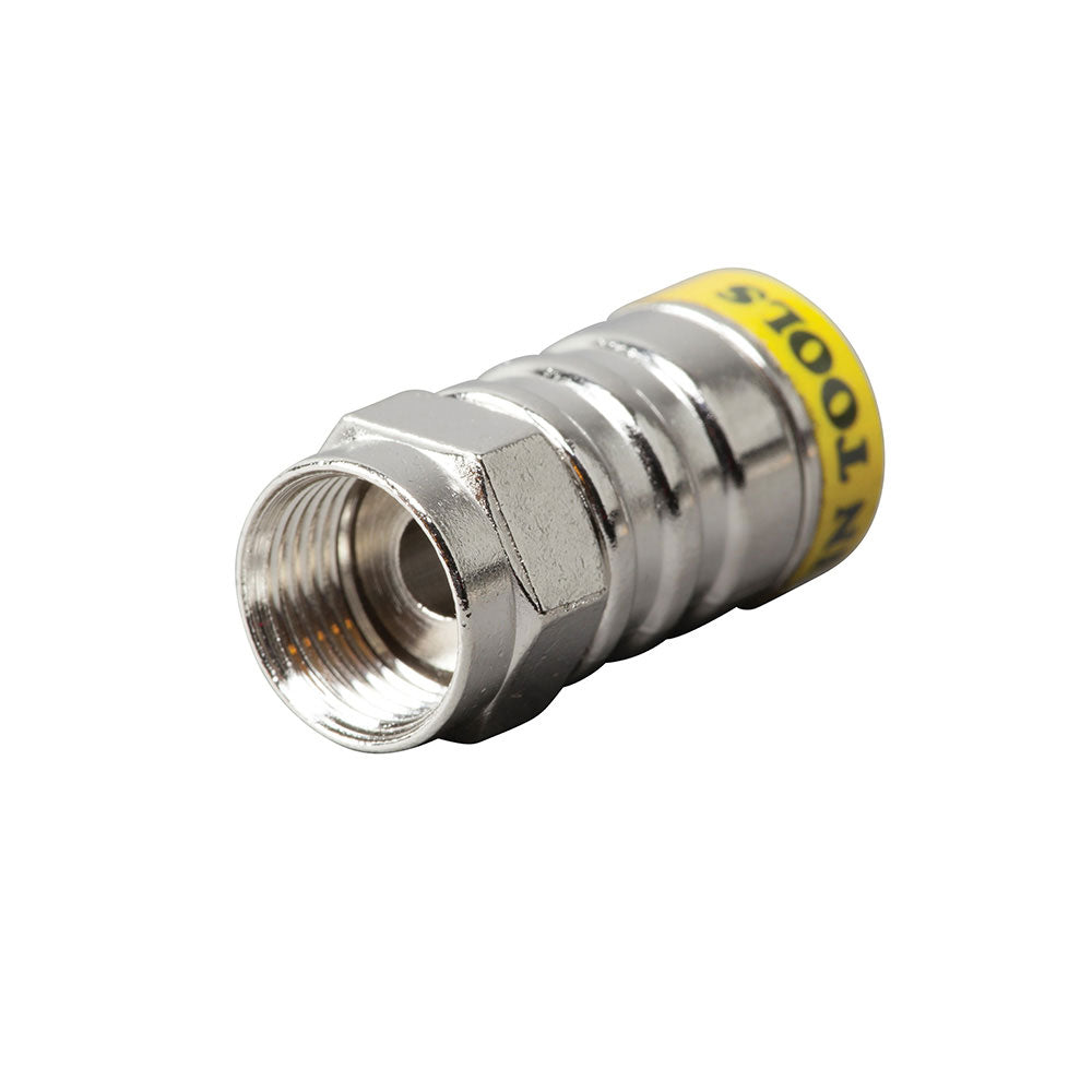 Klein VDV812-627 Push-On F Connectors RG6/6Q 10-Pack