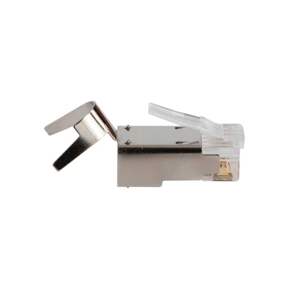 Klein VDV826-705 Pass-Thru Modular Data Plugs, RJ45 CAT6A, Shielded (50 Pack)