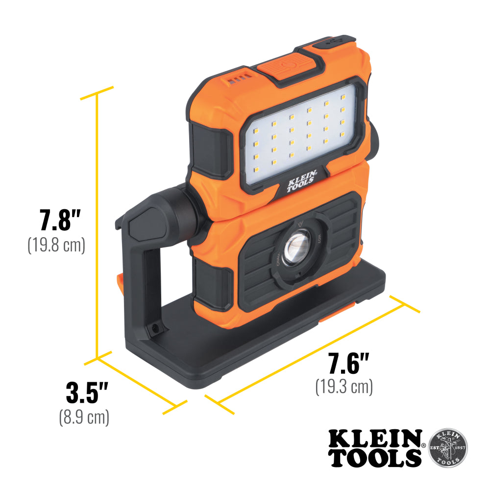 Klein 56417 MODbox Rechargeable Dual Beam LED Work Light