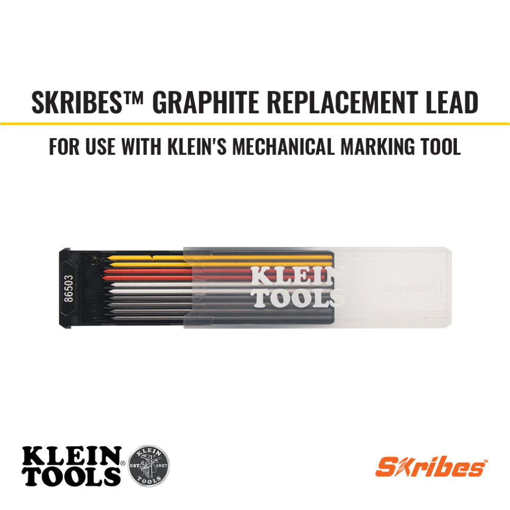 Klein 86503 Skribes Replacement Leads, Multi-Color, 10-Piece