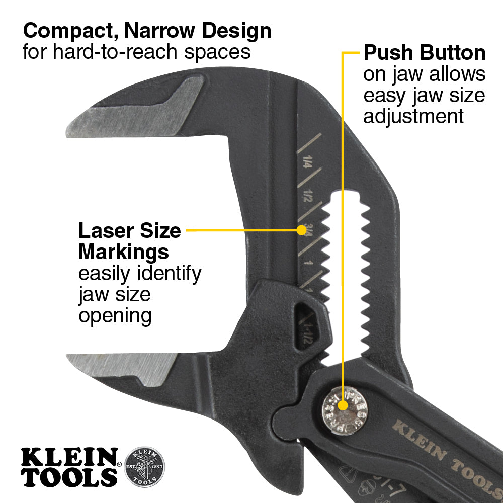 Klein D53103KIT Compact Plier Wrench Set, 3-Piece