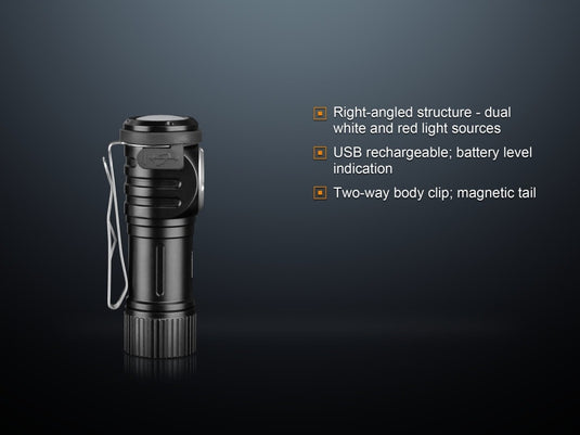 Right-Angled Rechargeable LED Flashlight - LD15R